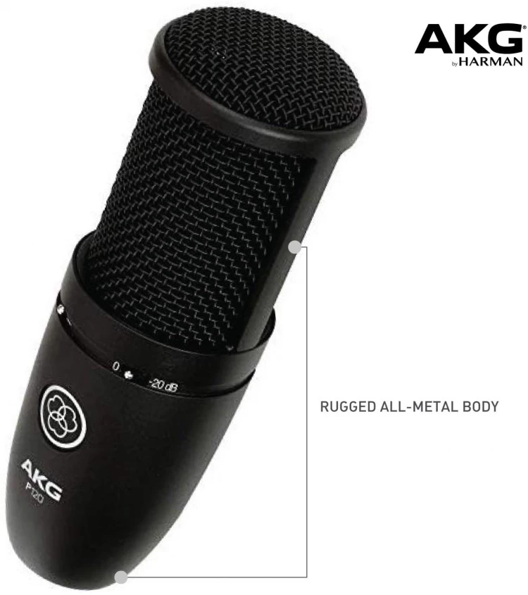 AKG P120 Showing Off Rugged Metal Body