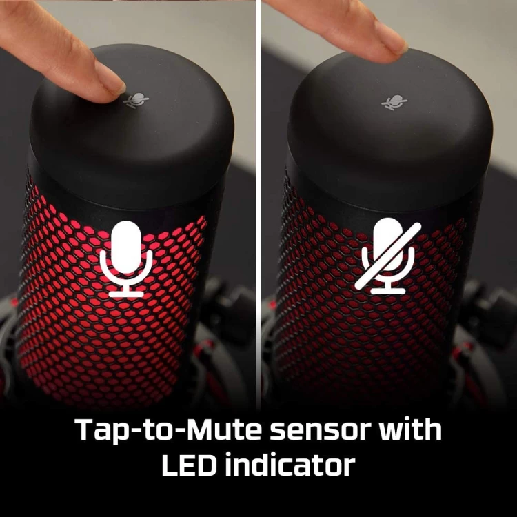 HyperX Quadcast Tap-To-Mute Sensors