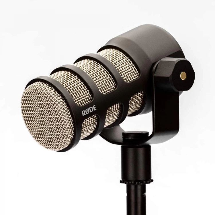 Rode Podmic Tilted On  Stand