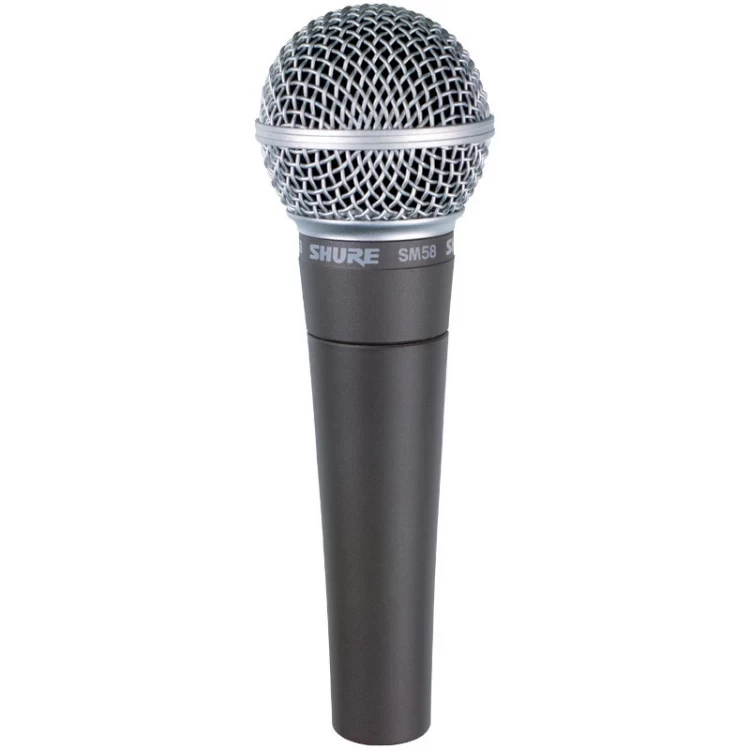 Shure SM58 Laying On Mixer