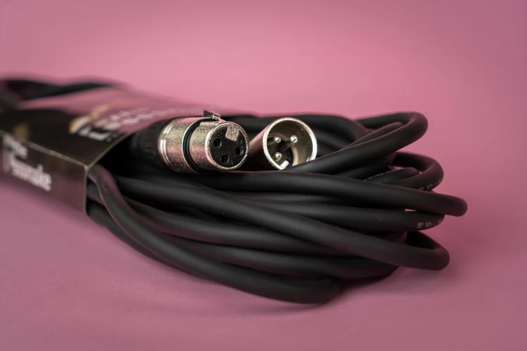 XLR Cable Wrapped In Package